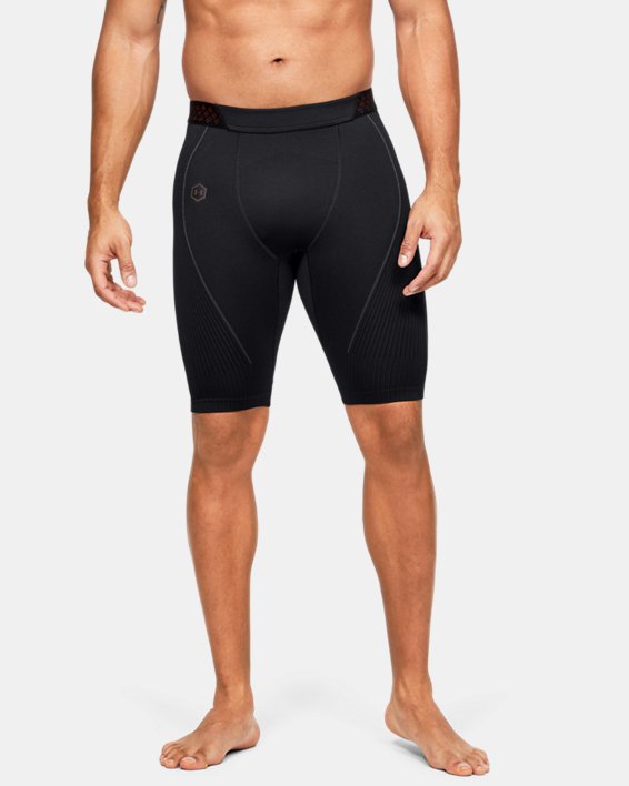 Under Armour UA RUSH™ Seamless Long Shorts Herre Sort | 3aErSQW3yOX