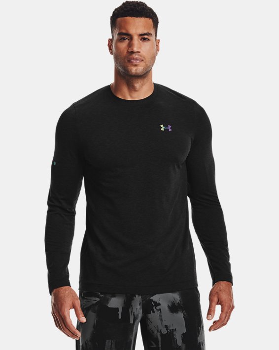 Under Armour UA RUSH™ Seamless Løbetøj Herre Sort | byn25XUXiKo