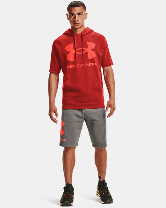 Under Armour UA Rival Fleece Big Logo Hættetrøje Herre Rød / Rød | hg5Sve5D9dG