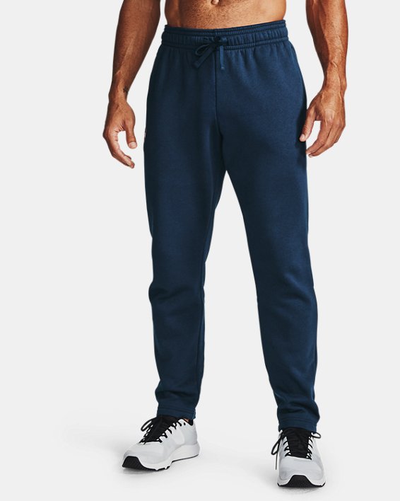 Under Armour UA Rival Fleece Bukser Herre Sort Hvide | wspZkYZGAkm