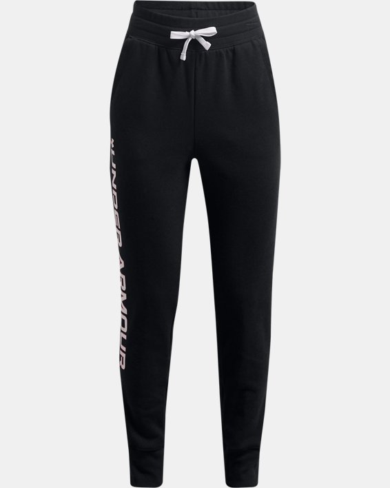 Under Armour UA Rival Fleece Bukser Pige Sort / Hvide | YUoa87xaMky