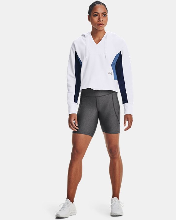Under Armour UA Rival Fleece Embroidered Hættetrøje Dame Hvide / Mørkeblå | r9cKVzlJY9G
