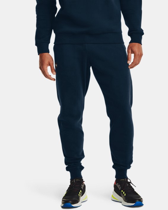Under Armour UA Rival Fleece Joggers Herre Sort Hvide | gva4noQJF9d