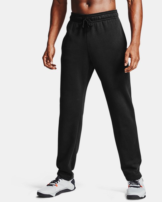 Under Armour UA Rival Fleece Løbebukser Herre Sort / Sort Hvide | HLQnXvHjTZF