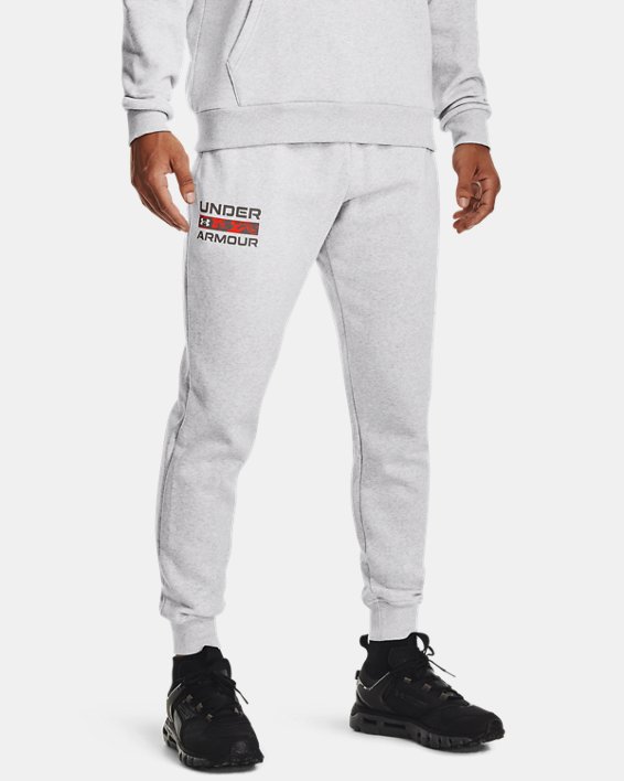 Under Armour UA Rival Fleece Signature Bukser Herre Grå Grå | cnTDCRC2Jpk