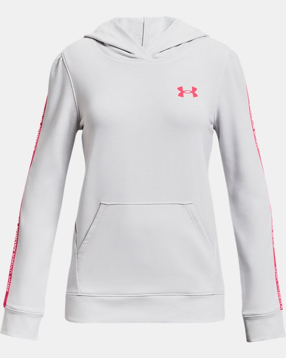Under Armour UA Rival Terry Løbetøj Pige Grå / Hvide | 7zZozaJbnpE