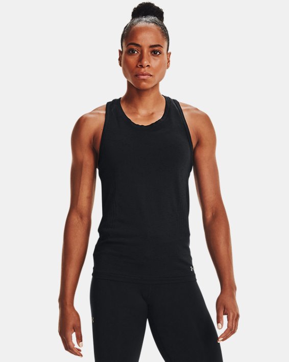 Under Armour UA Seamless Run Tank Top Dame Sort | J48Uc64gMhw