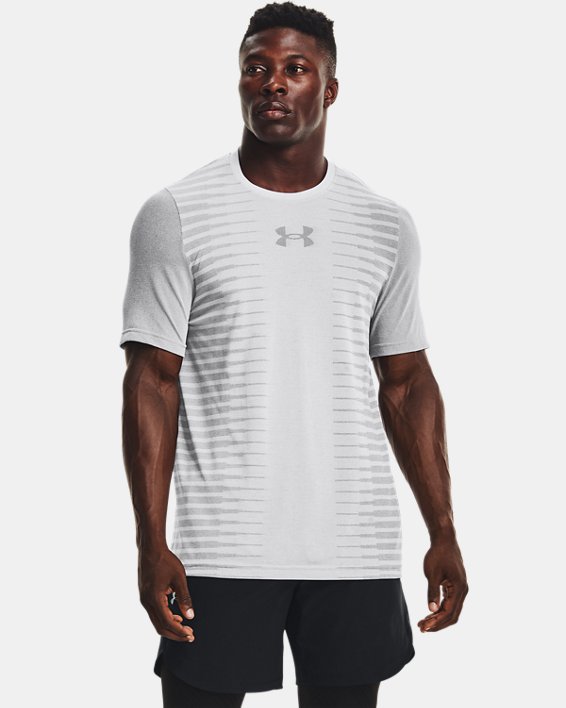 Under Armour UA Seamless Wordmark Løbetøj Herre Grå | Khir11fgEwt