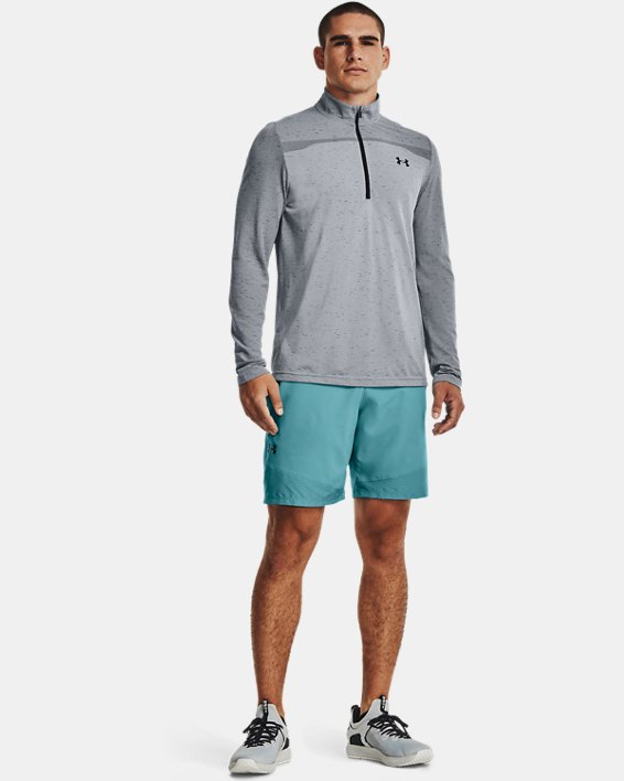 Under Armour UA Seamless ½ Zip Løbetøj Herre Grå / Sort | WdKoXyM8OGn