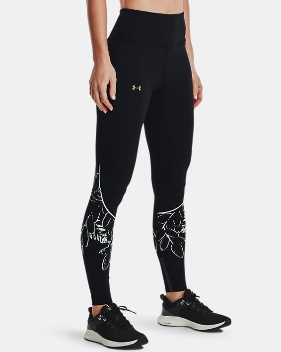 Under Armour UA SmartForm RUSH™ Custom Length Leggings Dame Sort | pu3yOYq1KyO
