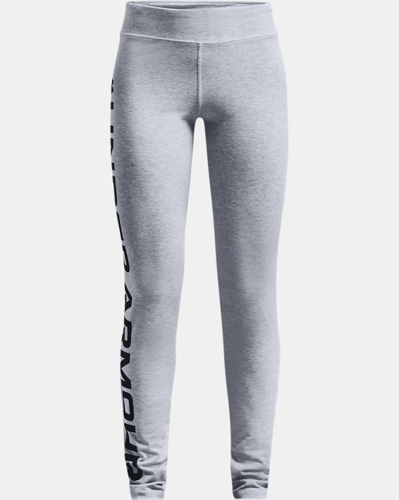 Under Armour UA Sportstyle Branded Leggings Pige Grå / Sort | tOm8h3Il2st