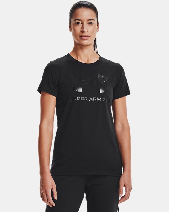 Under Armour UA Sportstyle Graphic Løbetøj Dame Sort | DAsef1hivFB