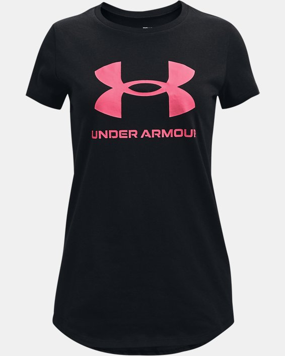 Under Armour UA Sportstyle Graphic Løbetøj Pige Sort / Lyserød | GSRovdbVgMG