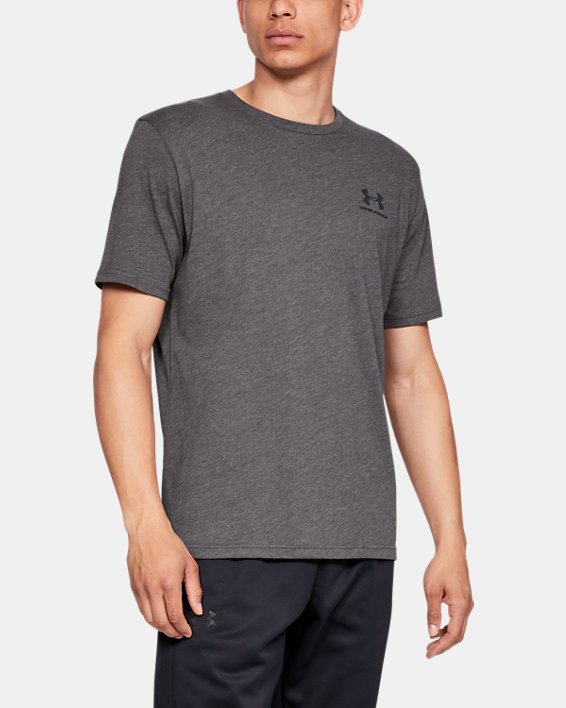 Under Armour UA Sportstyle Left Chest Shirt T Skjorte Herre Grå / Sort | AoArK6RHhQh