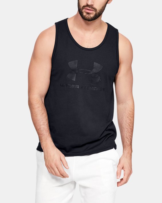 Under Armour UA Sportstyle Logo T Skjorte Herre Sort | j2G5MKjYdWu