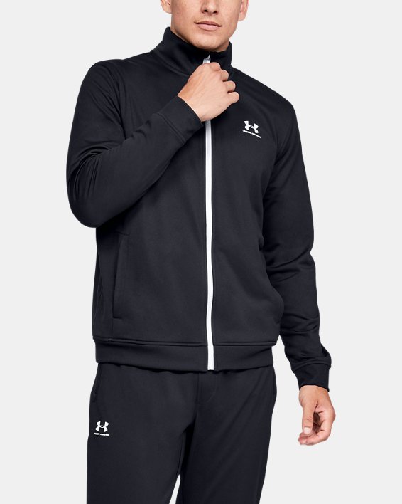 Under Armour UA Sportstyle Tricot Sweatshirt Herre Sort / Sort Hvide | XdZ7QSpq6oA