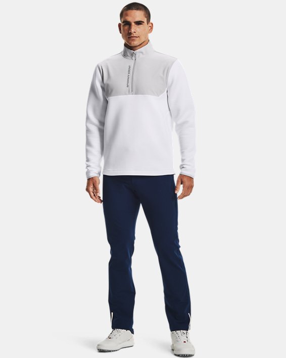 Under Armour UA Storm Daytona ½ Zip Løbetøj Herre Hvide / Grå | Zw7GsNyZ3St