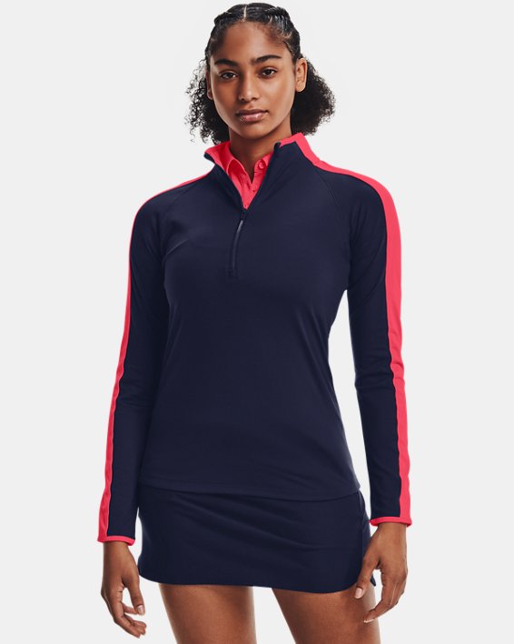 Under Armour UA Storm Midlayer ½ Zip Sweatshirt Dame Mørkeblå | 2bNXzcnC8hr
