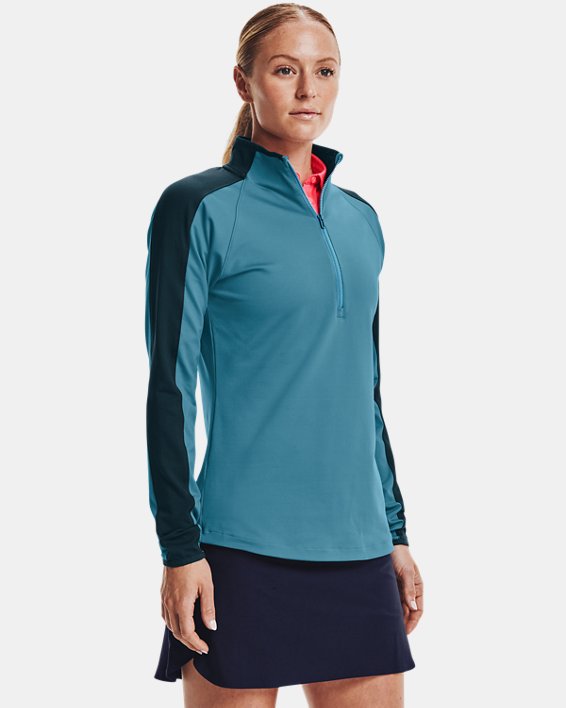 Under Armour UA Storm Midlayer ½ Zip Sweatshirt Dame Blå / Blå | KwpPMkrwRzr