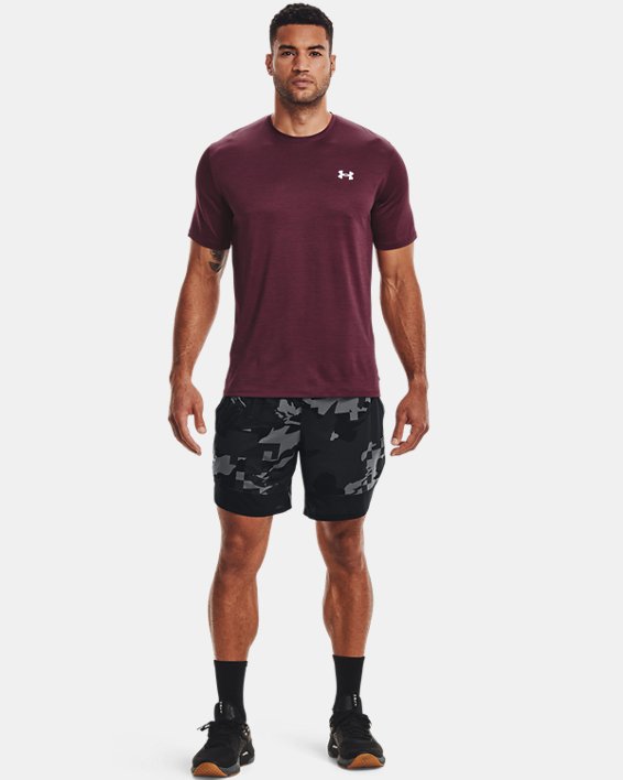 Under Armour UA Stretch Train 7" Camo Shorts Herre Grå / Sort | agQsL7iUvnP