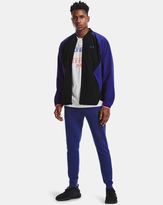Under Armour UA Stretch Woven Bomber Sweatshirt Herre Sort | bwmYTIMpTuX