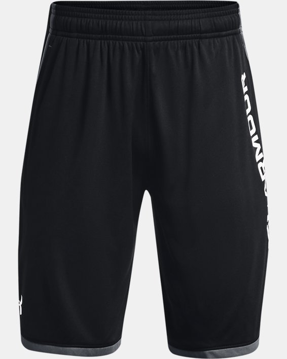 Under Armour UA Stunt 3.0 Printed Shorts Drenge Sort / Hvide | 4IXVgpVbopq