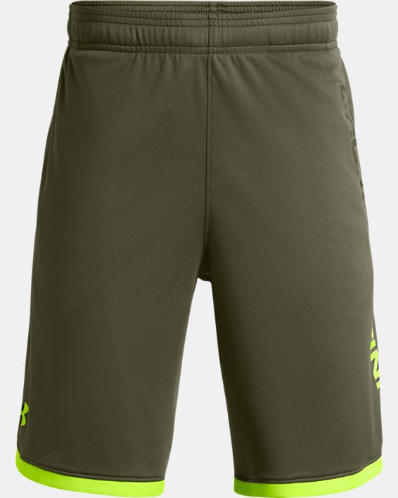 Under Armour UA Stunt 3.0 Shorts Drenge Blå Grøn / Gul | fuM5rM6egQb