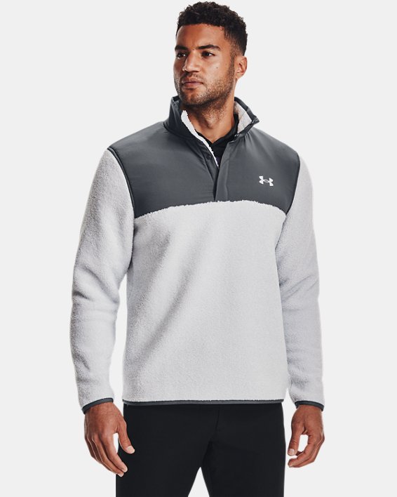 Under Armour UA SweaterFleece Pile Pullover Løbetøj Herre Grå / Grå | AhDbFH8DlB8