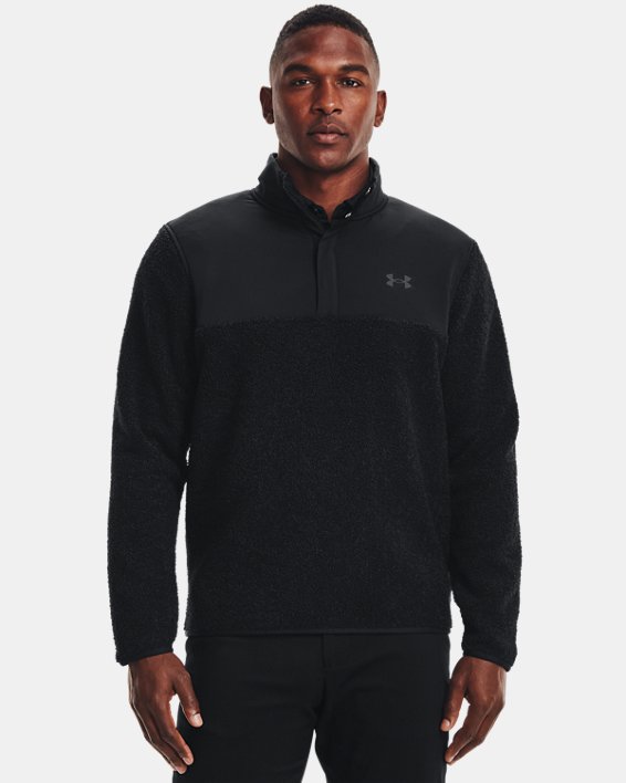 Under Armour UA SweaterFleece Pile Pullover Løbetøj Herre Sort | iMRjHiTRm3L