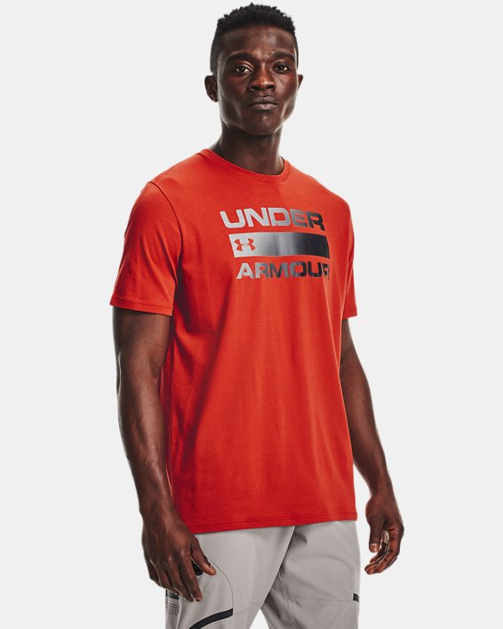 Under Armour UA Team Issue Wordmark Løbetøj Herre Rød / Sort | JA74zzOlZP5
