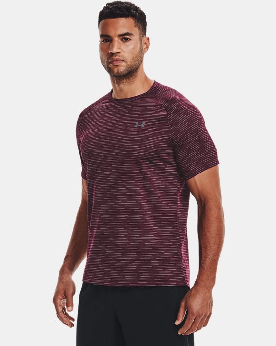 Under Armour UA Tech™ 2.0 Dash Løbetøj Herre Mørkebordeaux / Grå | bakHa6a3DQv