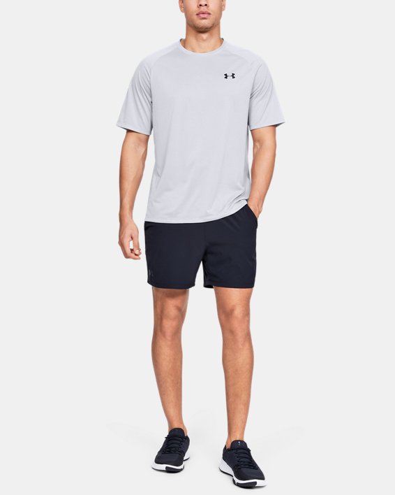 Under Armour UA Tech™ 2.0 T-Shirt Løbetøj Herre Grå / Sort | Mx9NxV1Y2NW