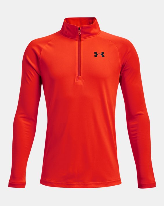 Under Armour UA Tech™ 2.0 ½ Zip Løbetøj Drenge Rød / Sort | JuEZdzrjKnw