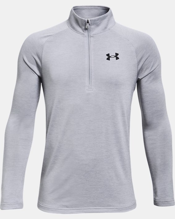 Under Armour UA Tech™ 2.0 ½ Zip Løbetøj Drenge Grå Sort | WJT2JueWeeg