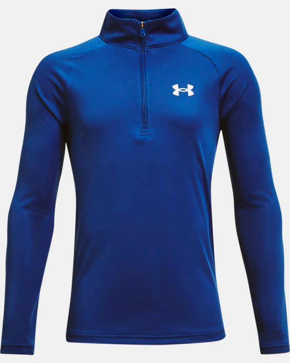 Under Armour UA Tech™ 2.0 ½ Zip Løbetøj Drenge Blå / Hvide | gpruqtFEB1K