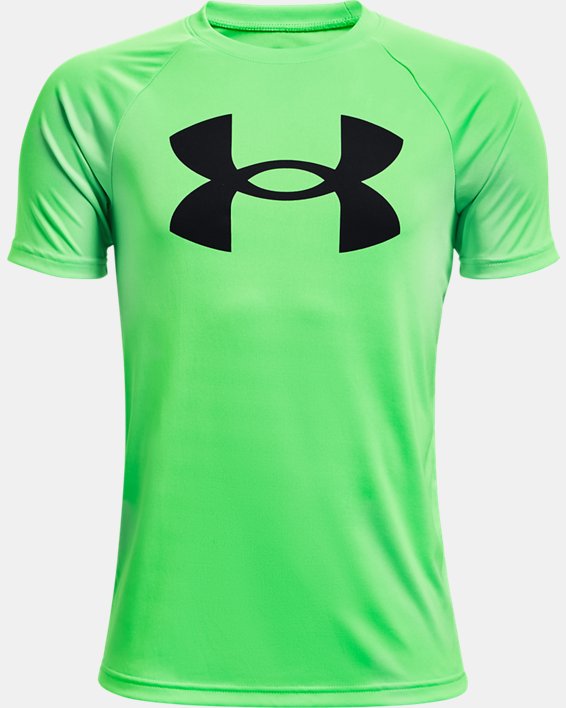 Under Armour UA Tech™ Big Logo Løbetøj Drenge Grøn / Sort | 93jzZpq5qKd