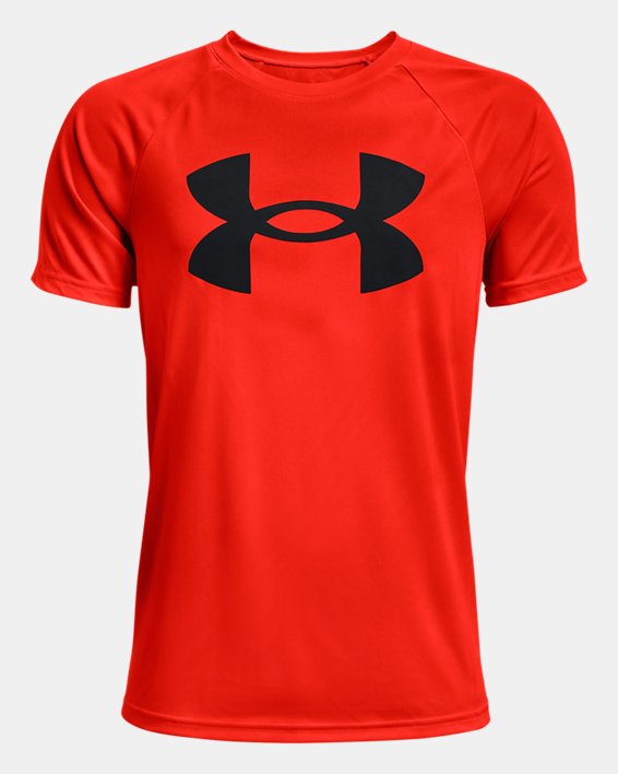 Under Armour UA Tech™ Big Logo Løbetøj Drenge Rød / Sort | q35LzBUTTGD