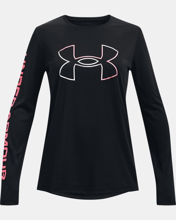 Under Armour UA Tech™ Big Logo Løbetøj Pige Sort / Hvide | 1Ymif3Yov1e
