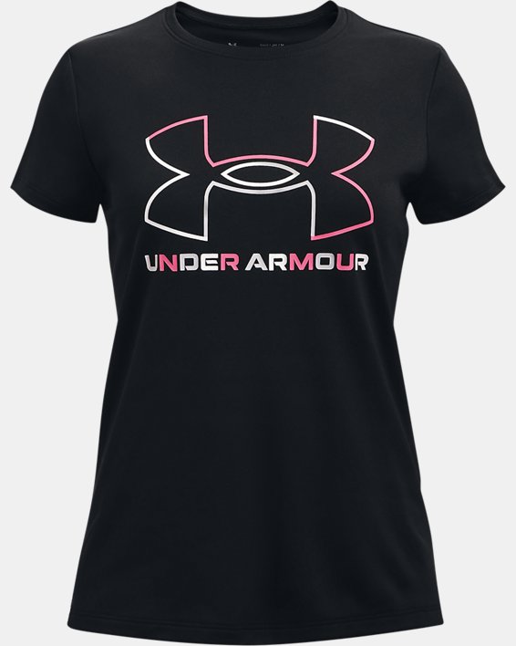Under Armour UA Tech™ Big Logo Løbetøj Pige Sort / Lyserød | JVeWu1vGqI5