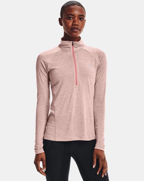 Under Armour UA Tech™ Twist ½ Zip Sweatshirt Dame Lyserød / Lyserød | monTXZOfqSY