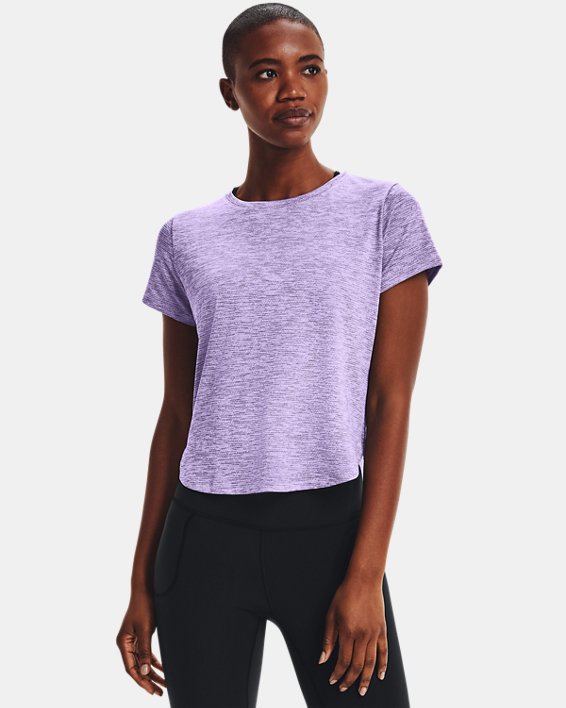 Under Armour UA Tech™ Vent Løbetøj Dame Lilla / Sort | Rk3gnKr5g74