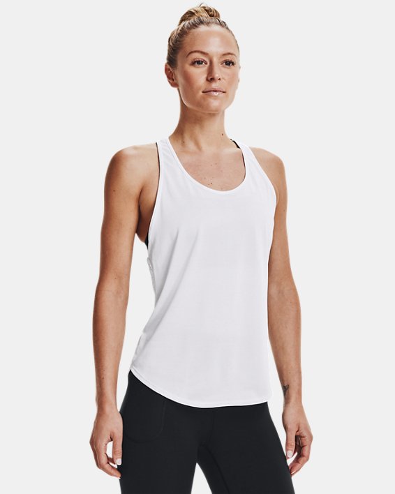 Under Armour UA Tech™ Vent Tank Top Dame Hvide / Sort | NK3e93ap5nW
