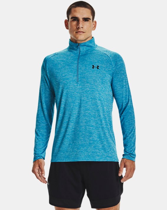 Under Armour UA Tech™ ½ Zip Sweatshirt Herre Blå / Sort | RhxJp5memWT