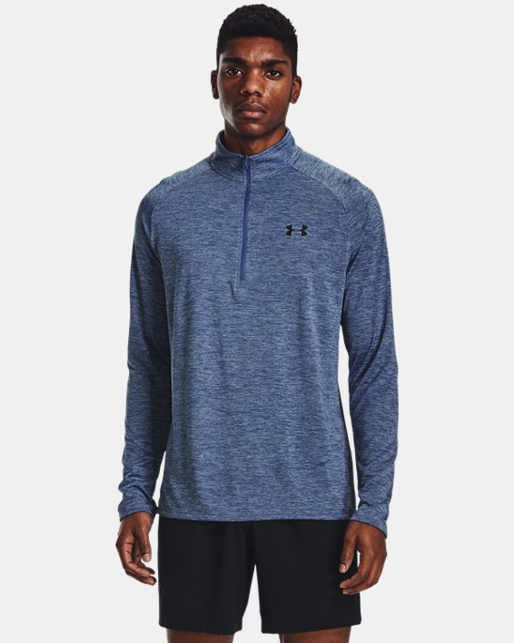 Under Armour UA Tech™ ½ Zip Sweatshirt Herre Blå / Sort | YdRzGyzSCyP