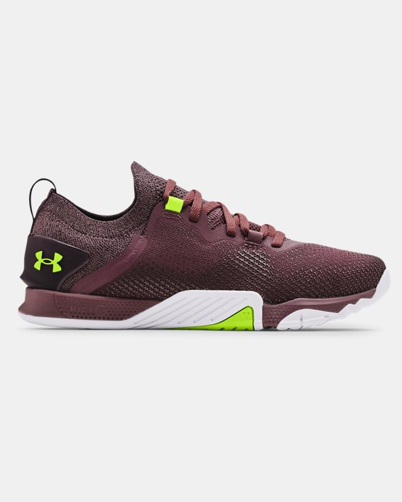 Under Armour UA TriBase™ Reign 3 Træningssko Dame Grå Lilla / Hvide | 5yDdRyVeniO
