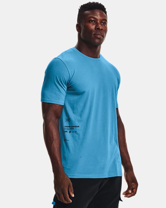 Under Armour UA Utility Graphic T Skjorte Herre Blå / Sort | fEp3kxzCQ7E
