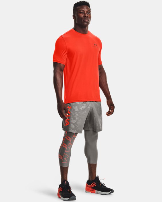 Under Armour UA Woven Emboss Shorts Herre Rød | u22EkNpEvxz