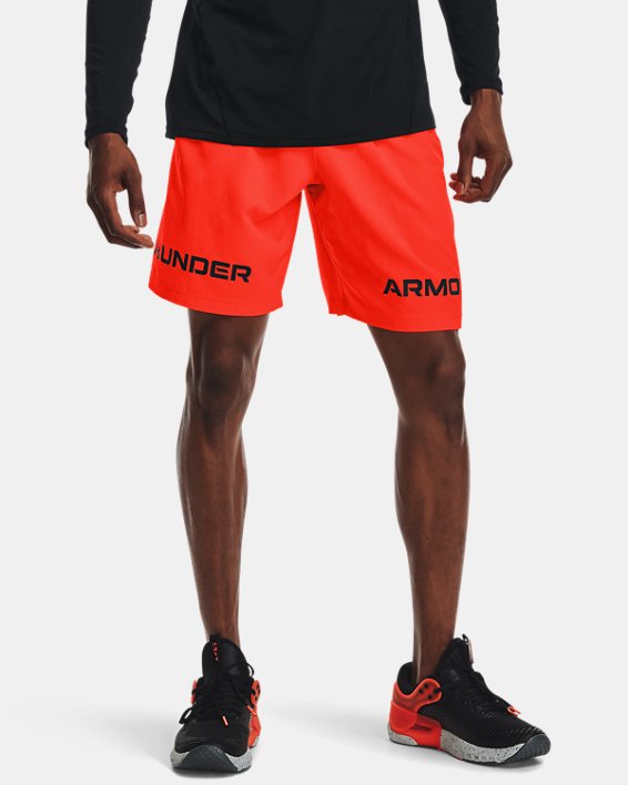 Under Armour UA Woven Graphic Wordmark Shorts Herre Rød / Sort | OgmtEYwqL6V