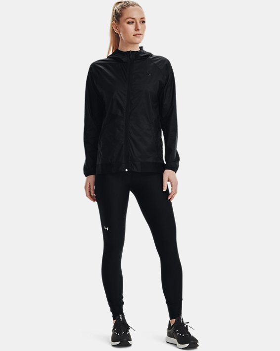 Under Armour UA Woven Reversible Full Zip Sweatshirt Dame Sort | vG4EXIyh95X