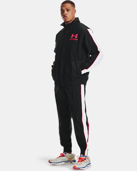 Under Armour UA Woven Track Sweatshirt Herre Sort | Pj9PAmkXCgh